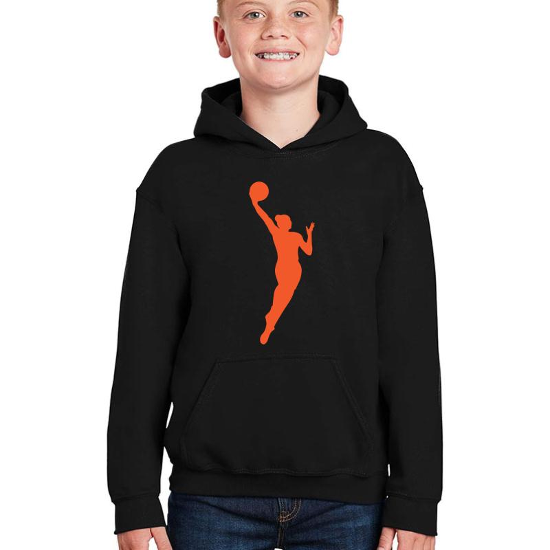 Wnba Basketball Youth Hooded Sweatshirt Boy Black