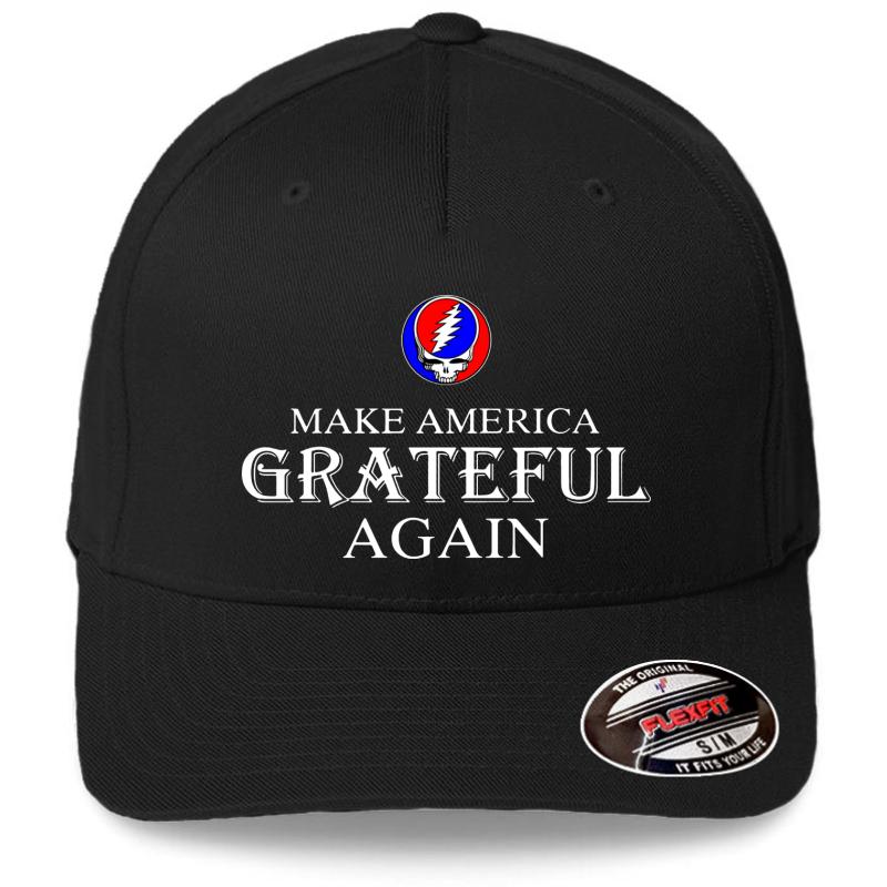 2020 Make America Grateful Again Matching We Will Get By Flexfit Baseball Cap  Black