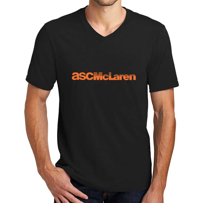 1985 Acs Mclaren 5.0 Sc Capri Unisex V-Neck T-Shirt Men Black