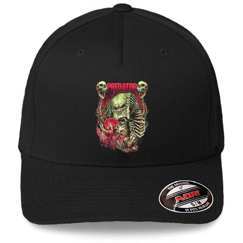 Predator Art Premium Flat Bill Snapback Caps
