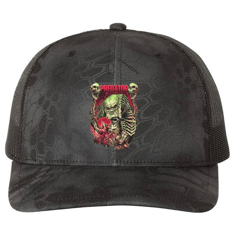 Predator Art Premium Flat Bill Snapback Caps