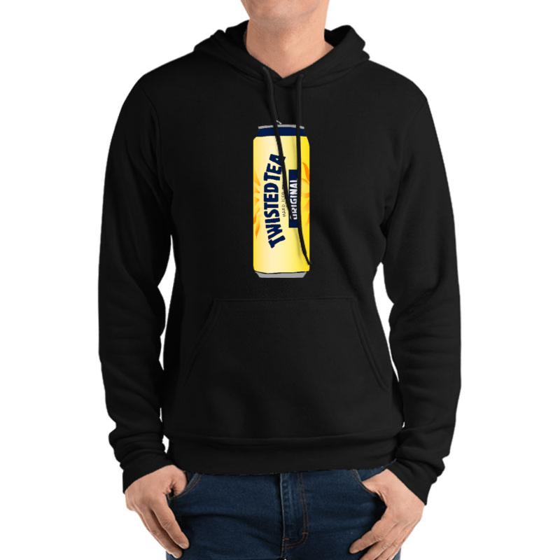 Twisted Tea Unisex Hooded Sweatshirt Men Black