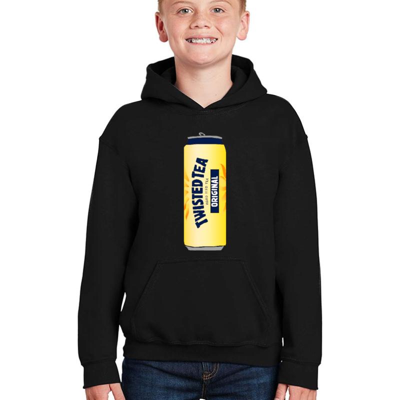 Twisted Tea Youth Hooded Sweatshirt Boy Black