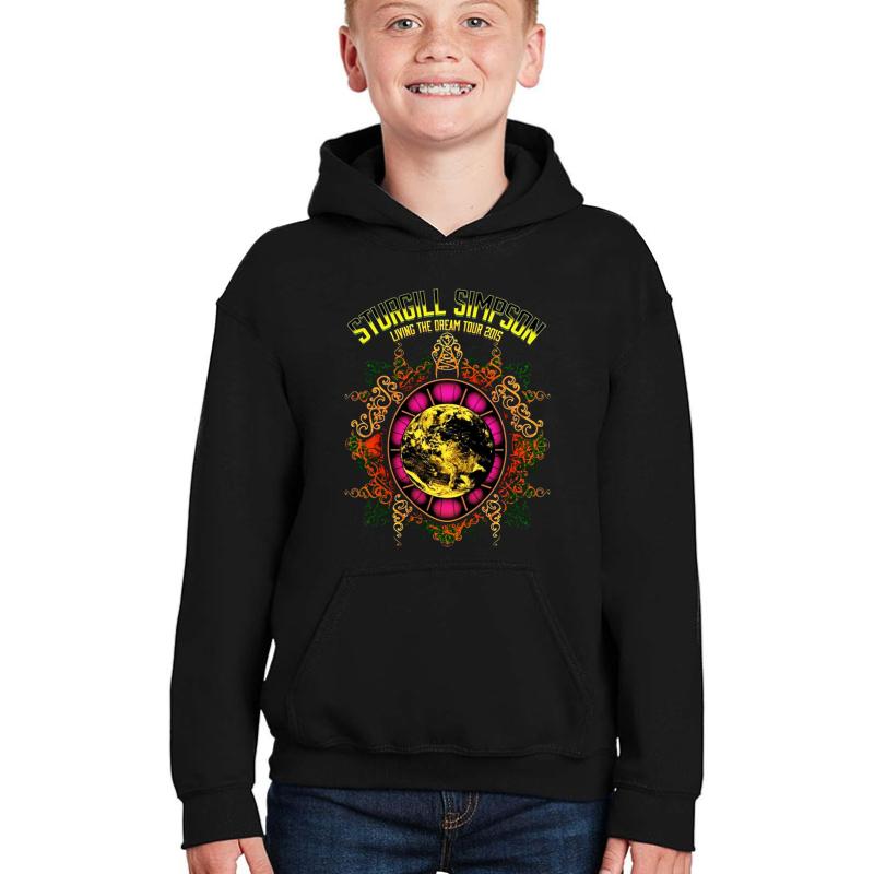 The Sturgill Simpson New Logo Youth Hooded Sweatshirt Boy Black