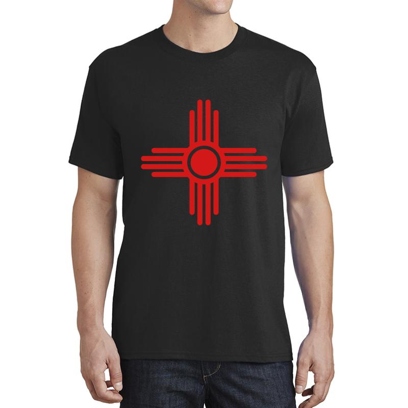 Zia Sun - Zia Pueblo - New Mexico Unisex T-Shirt Men Black