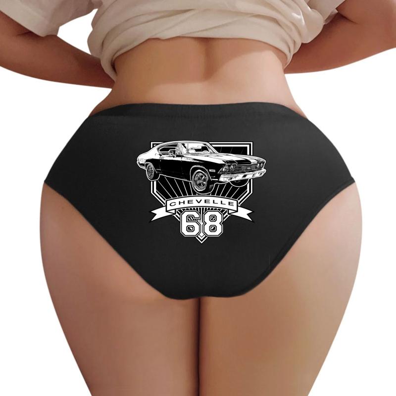 1968 Chevelle Women Underwear Panties Women Black