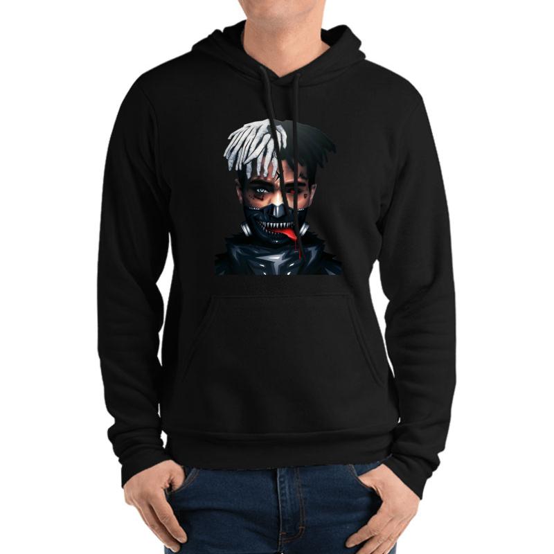 Xxxtentacion Unisex Hooded Sweatshirt Men Black