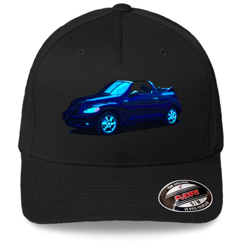 2005 Chrysler Pt Cruiser Convertible Flexfit Baseball Cap  Black