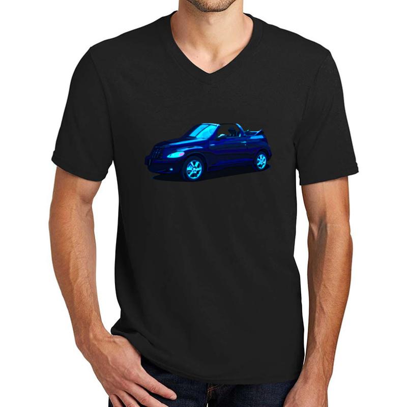 2005 Chrysler Pt Cruiser Convertible Unisex V-Neck T-Shirt Men Black