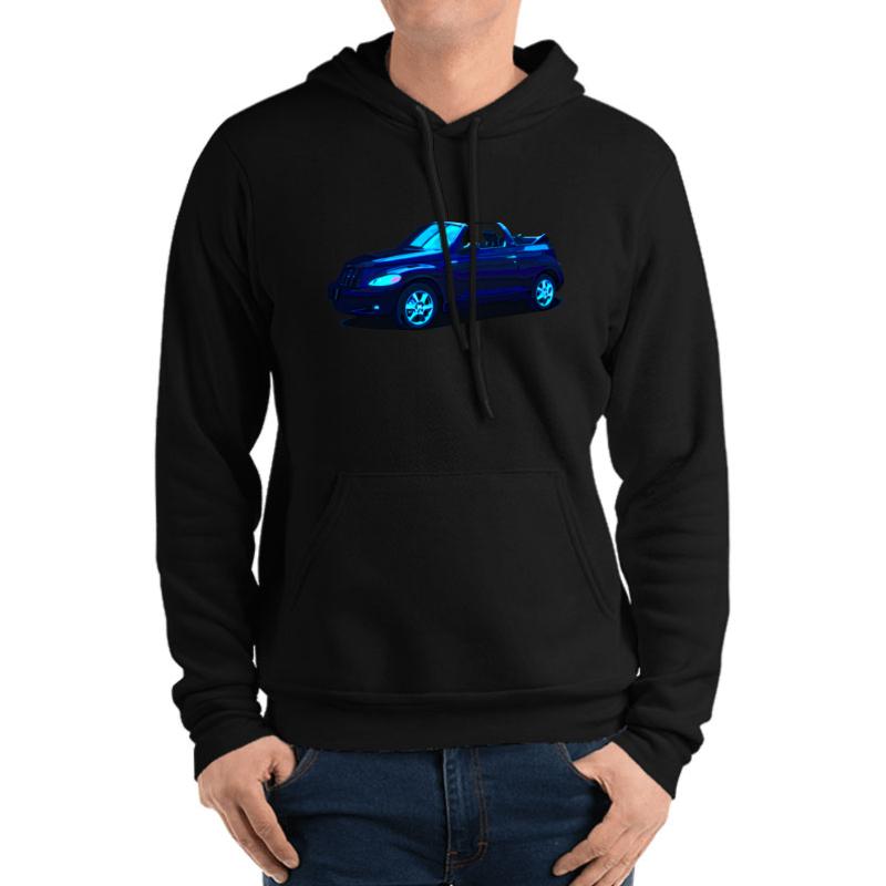 2005 Chrysler Pt Cruiser Convertible Unisex Hooded Sweatshirt Men Black