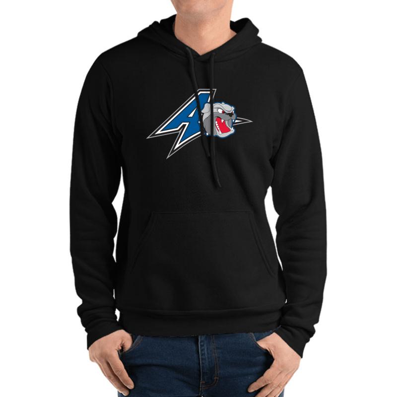 Unc Asheville Bulldogs Unisex Hooded Sweatshirt Men Black