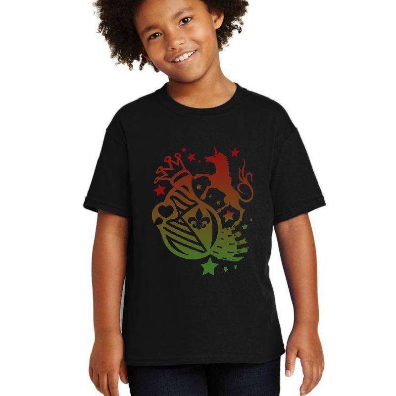 Unicorn_Emblem Unisex T-shirts