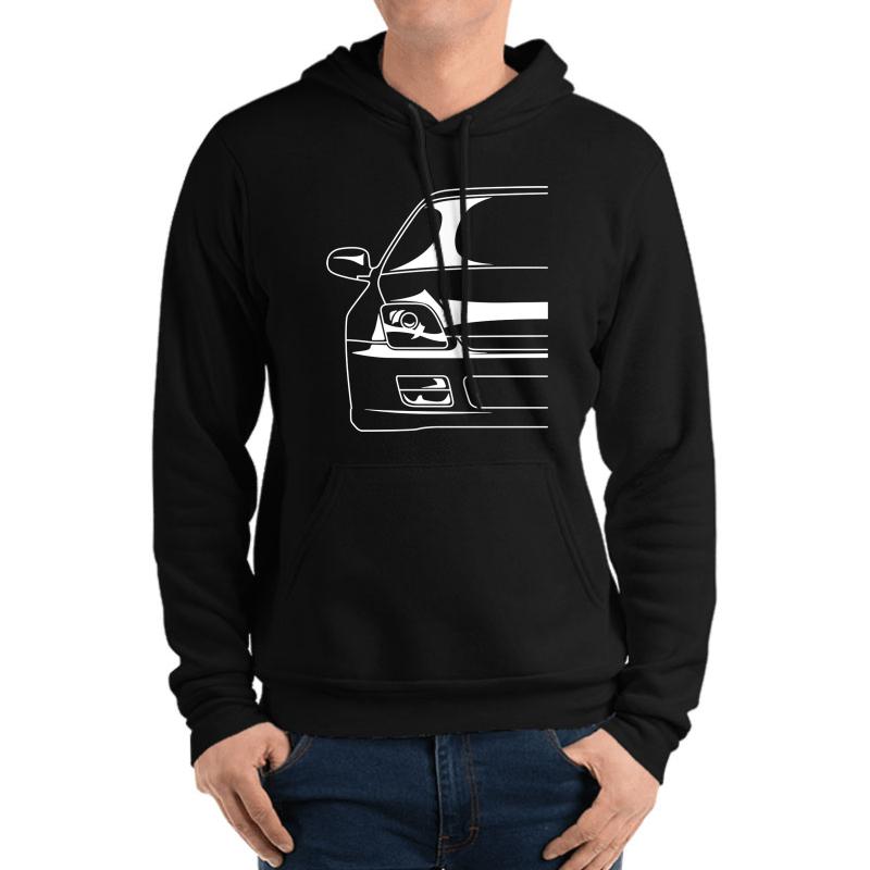 5Gen Prelude Front Unisex Hooded Sweatshirt Men Black