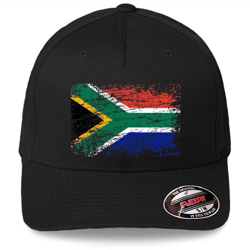South Africa South African ensign flag used look Premium Flat Bill Snapback Caps