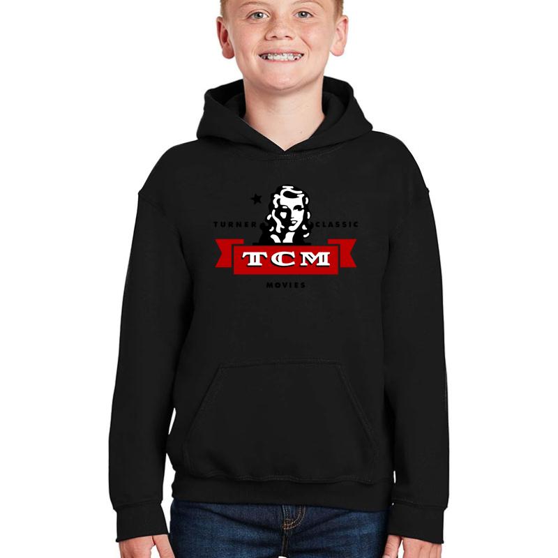 Turner Classic Movies 1F Youth Hooded Sweatshirt Boy Black