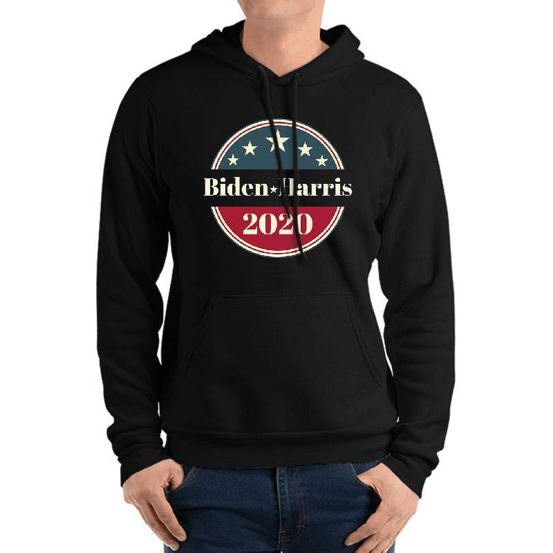 inauguration Biden Harris 2020 Circle Retro Campaign  Youth Hooded Sweatshirts