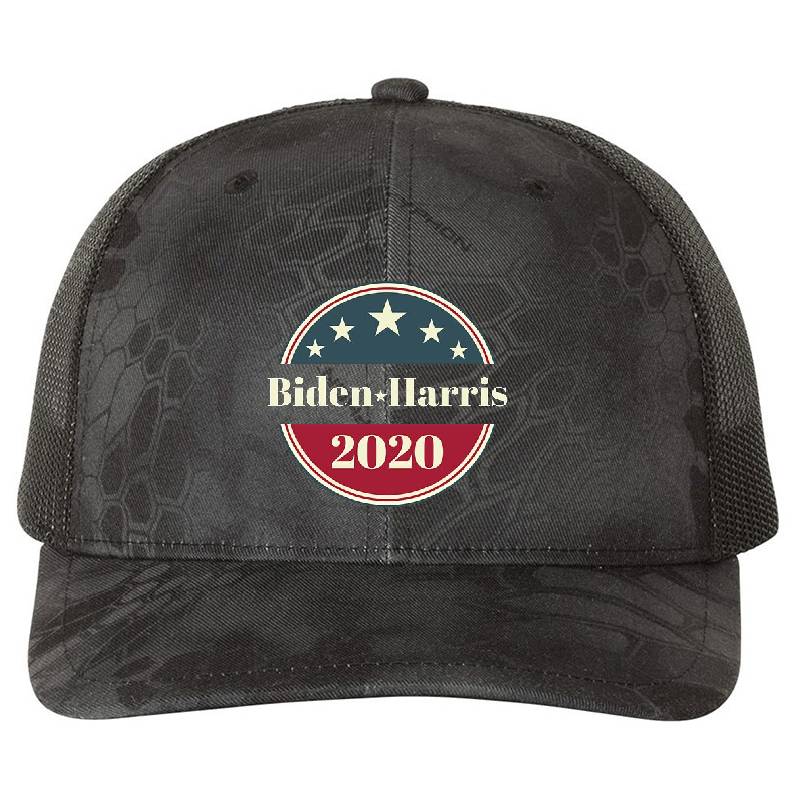 inauguration Biden Harris 2020 Circle Retro Campaign  Youth Hooded Sweatshirts