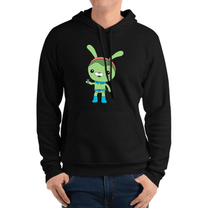 Tweak - Octonauts Unisex Hooded Sweatshirt Men Black