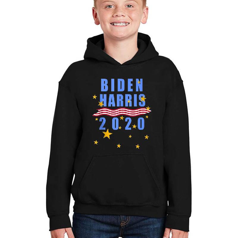 BIDEN Harris 2020 T-shirt with American Flag Motifs Richardson Premium Trucker Snapback Caps