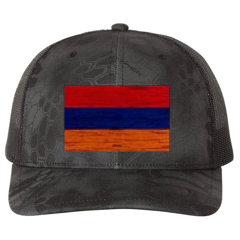 Armenian Flag Apparel Premium Flat Bill Snapback Caps