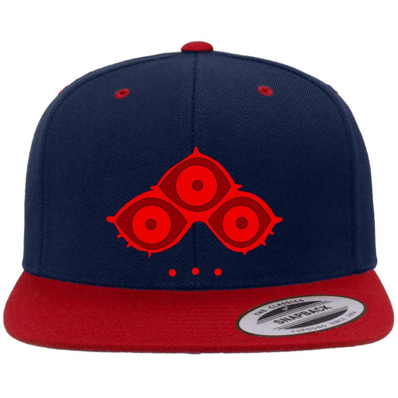 Zahard Eyes Tower Of God Premium Flat Bill Snapback Cap  Navy