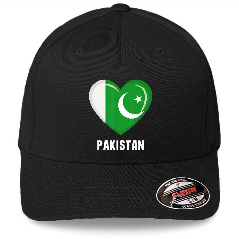 Pakistan Flag Premium Flat Bill Snapback Caps