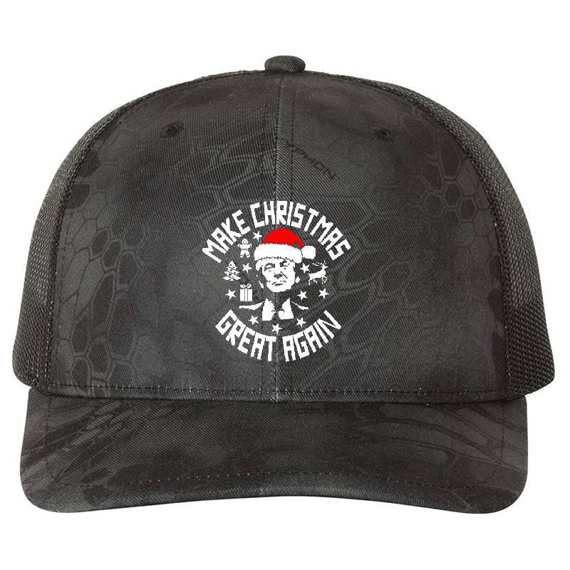 MAKE CHRISTMAS GREAT AGAIN Premium Flat Bill Snapback Caps