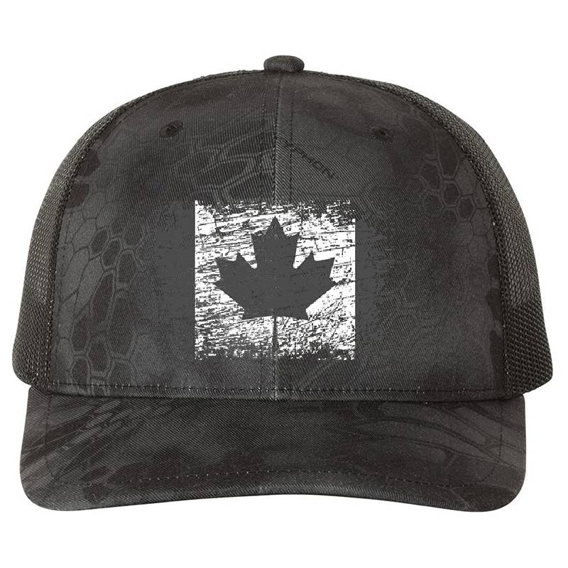 Canada Canadian flag flag used look Flexfit Baseball Caps
