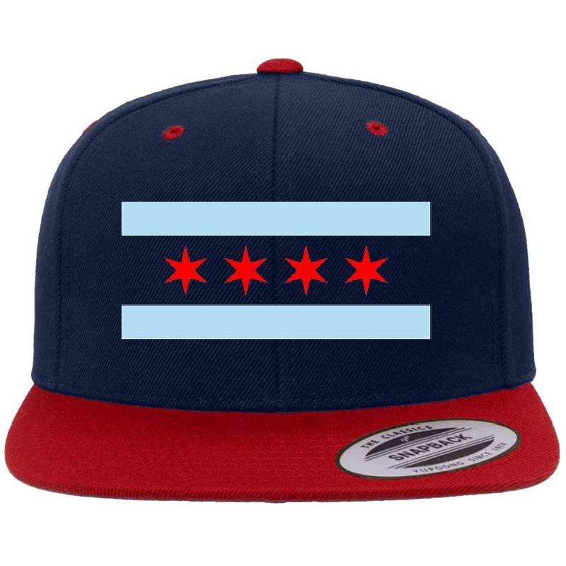 Chicago Flag Richardson Premium Trucker Snapback Caps