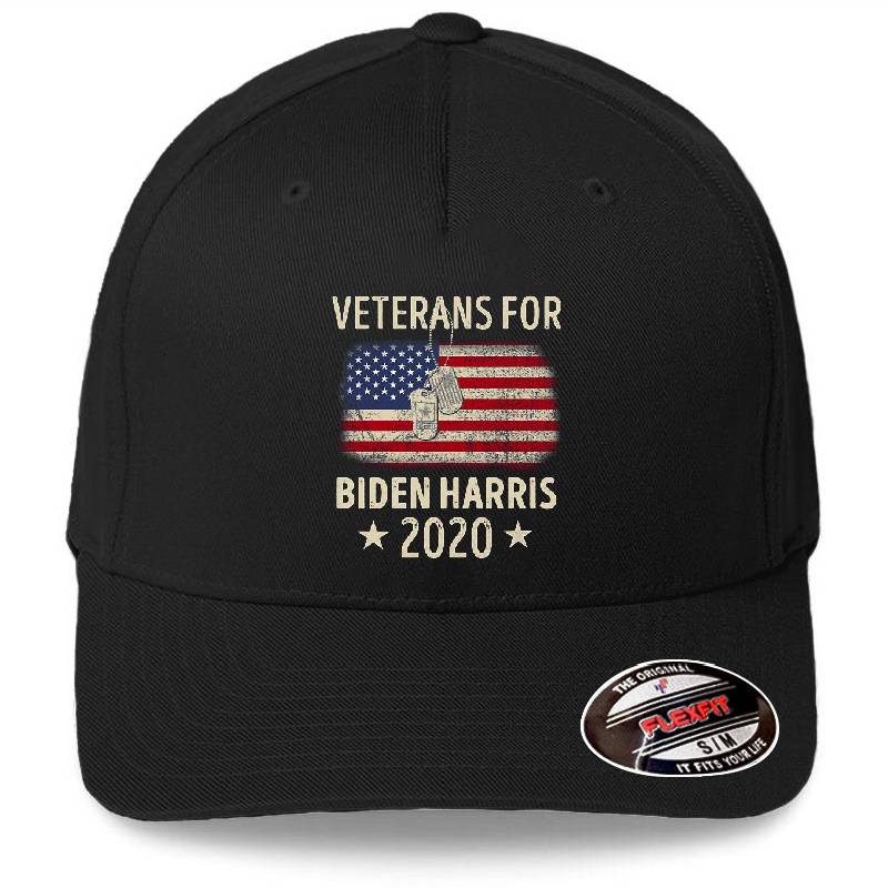 Veterans for Biden Harris 2020 Richardson Premium Trucker Snapback Caps