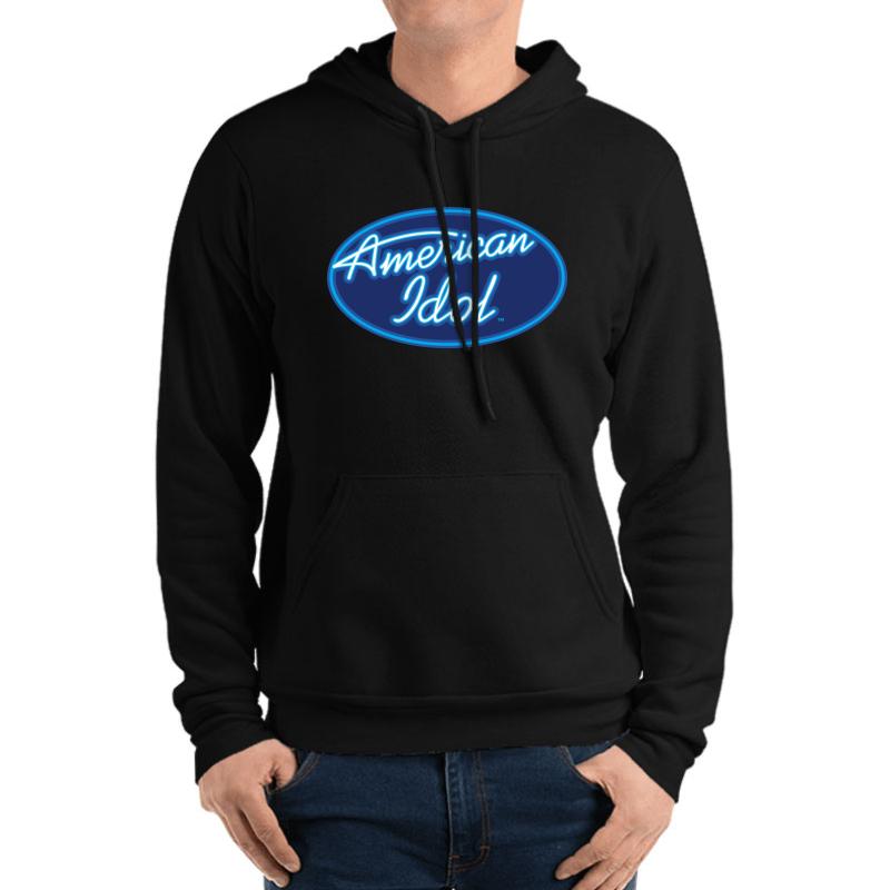 American Idol Unisex Hooded Sweatshirt Men Black