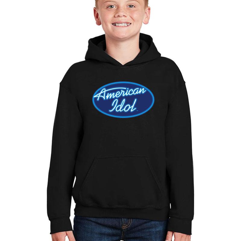 American Idol Youth Hooded Sweatshirt Boy Black