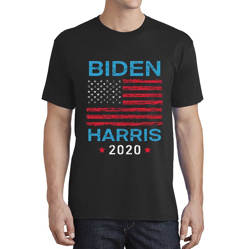 Biden Harris 2020 President Election Democrat Vote Retro Vintage US Flag Design Youth Hooded Sweatshirts