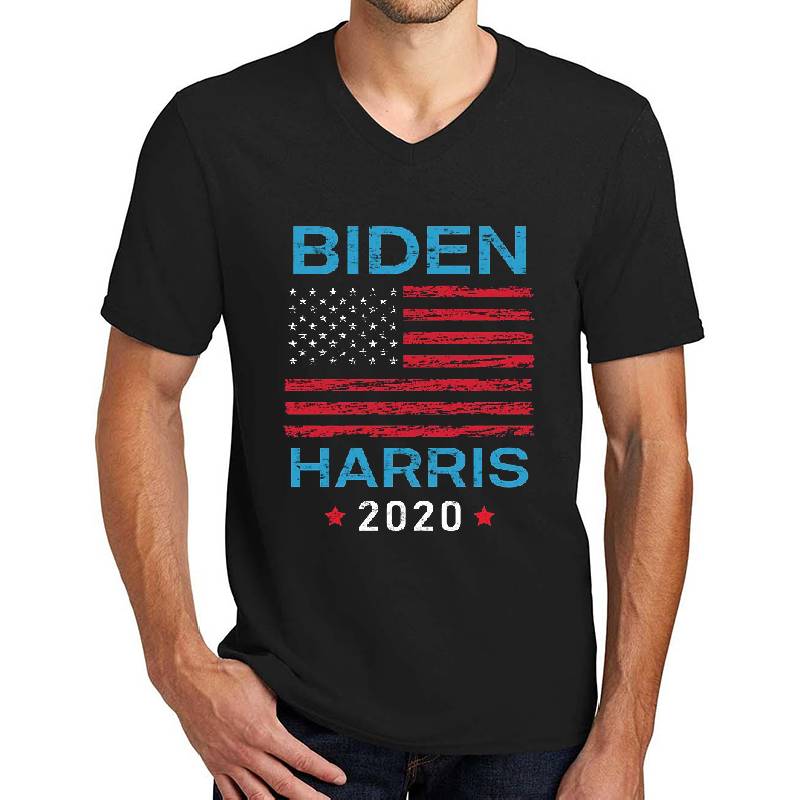 Biden Harris 2020 President Election Democrat Vote Retro Vintage US Flag Design Youth Hooded Sweatshirts