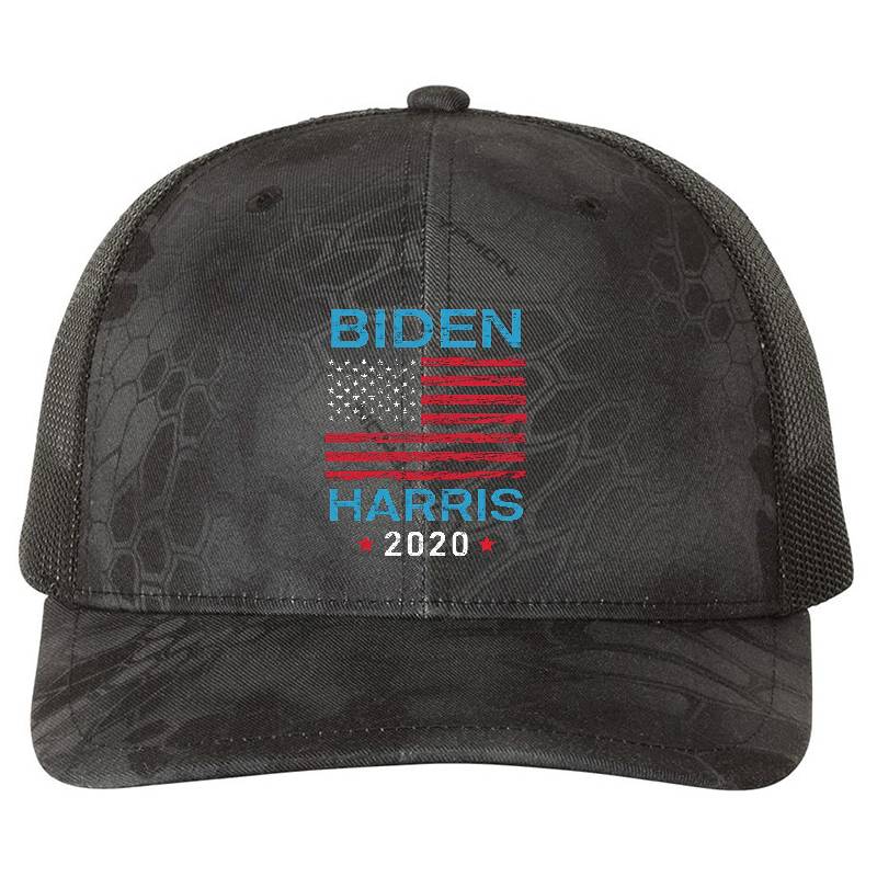 Biden Harris 2020 President Election Democrat Vote Retro Vintage US Flag Design Youth Hooded Sweatshirts
