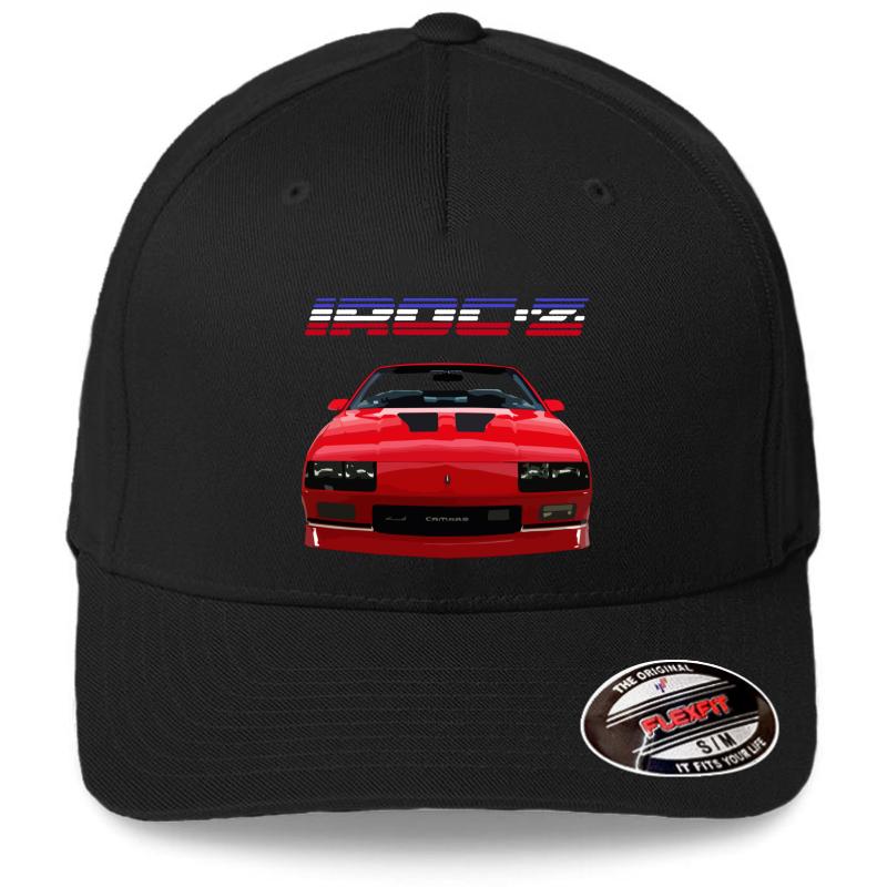 1988 Chevrolet Camaro Iroc-Z Convertible Flexfit Baseball Cap  Black