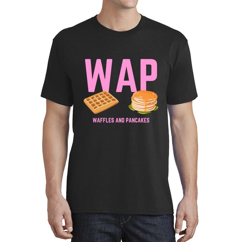 Wap Waffles And Pancakes Unisex T-Shirt Men Black