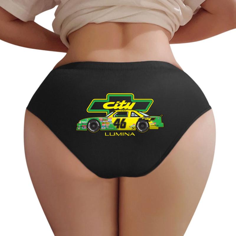 #46 Cole Trickle City Days Of Thunder Illustration Women Underwear Panties Women Black