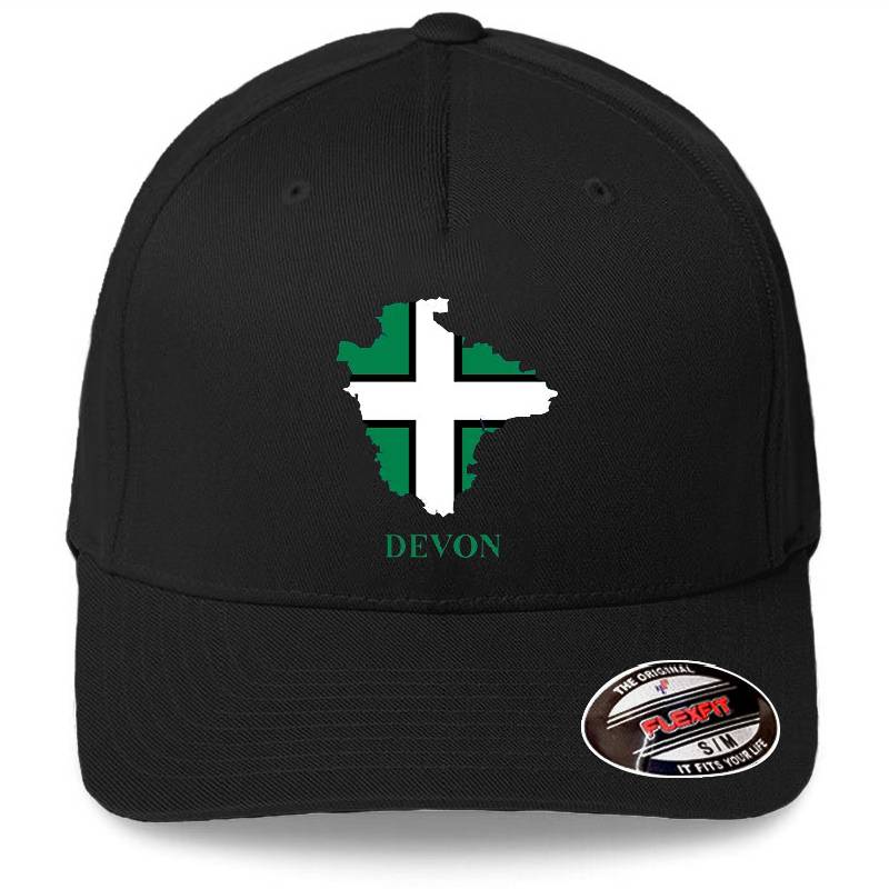 Devon Flag Premium Flat Bill Snapback Caps