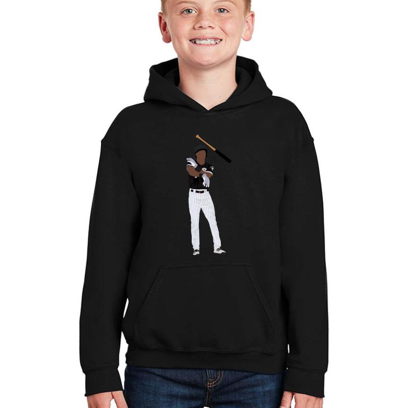 Tim Anderson Bat Flip Youth Hooded Sweatshirt Boy Black