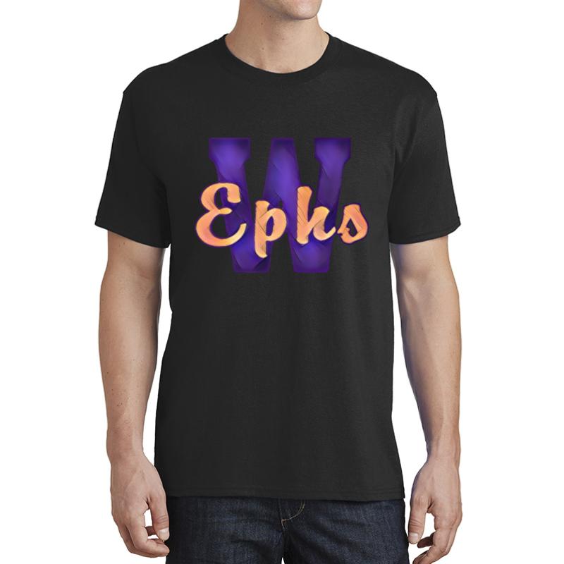 Williams College Ephs Retro Fx  Unisex T-Shirt Men Black