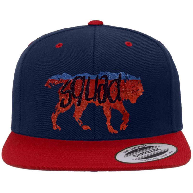 Wolf Squad - Life Is Strange 2 Premium Flat Bill Snapback Cap  Navy