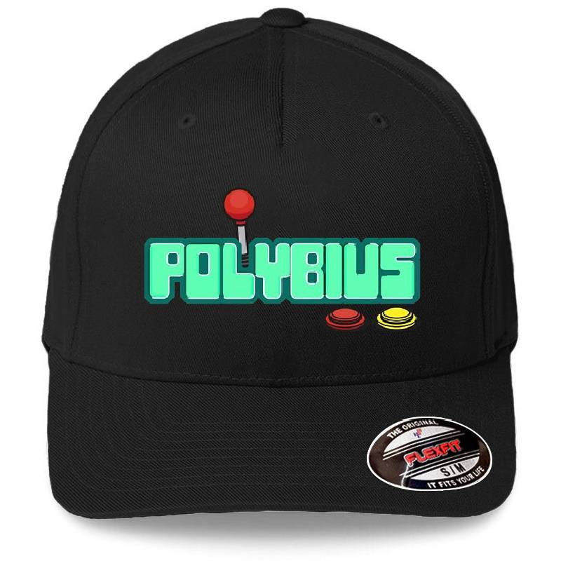 Polybius arcade game Premium Flat Bill Snapback Caps