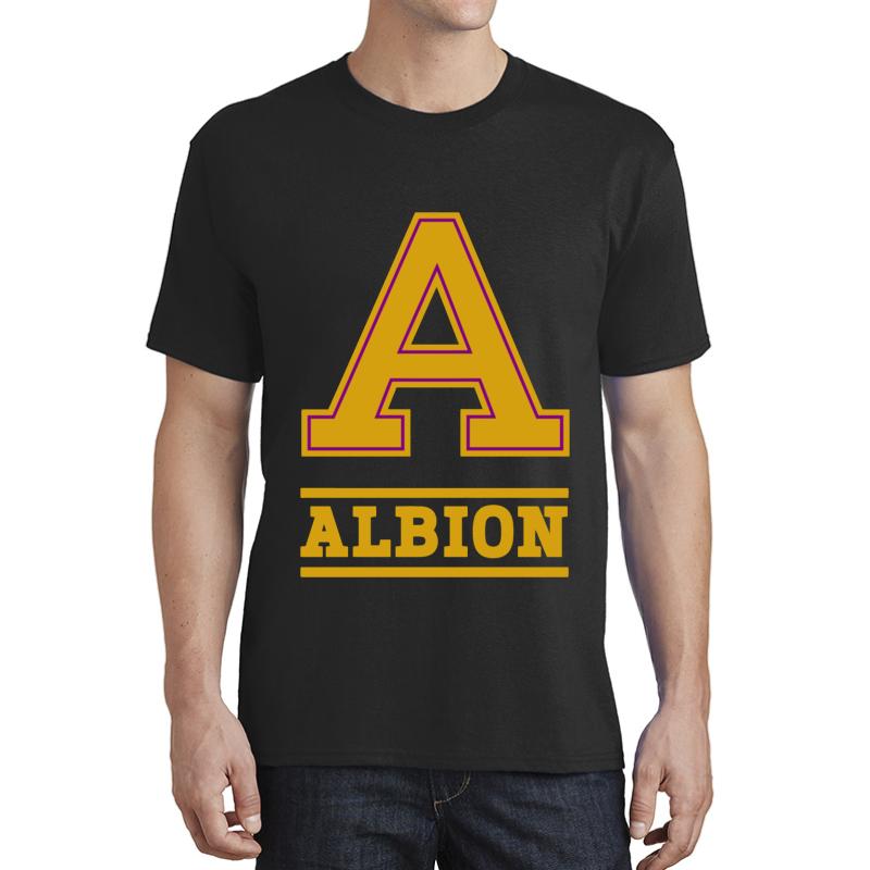 Albion College Unisex T-Shirt Men Black