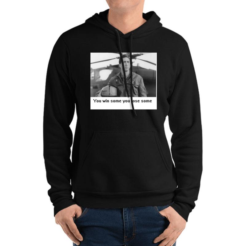 You Win Some You Lose Some Unisex Hooded Sweatshirt Men Black