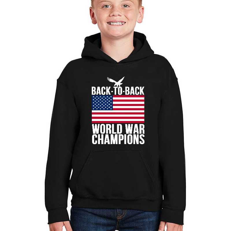 Distressed U.S. Flag & Eagle World War Champs Unisex T-shirts
