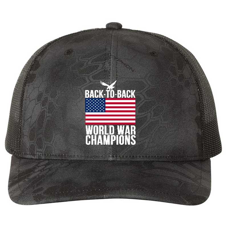 Distressed U.S. Flag & Eagle World War Champs Unisex T-shirts