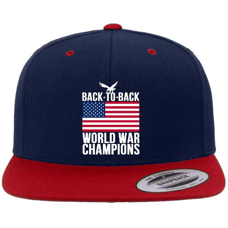 Distressed U.S. Flag & Eagle World War Champs Unisex T-shirts