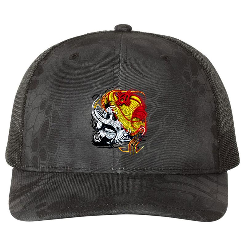 Albuquerque Duke Richardson Premium Trucker Snapback Cap  Kryptek Typhon Black