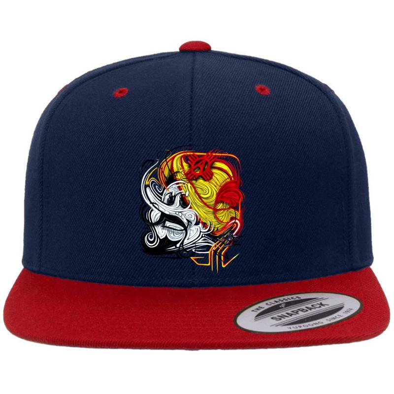 Albuquerque Duke Premium Flat Bill Snapback Cap  Navy